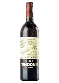 botella de vino De La Rioja, viña tondonia