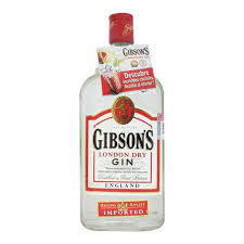 botella de Ginebra inglesa Gibson’s Exception