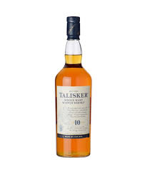 botella de whisky de la marca Talisker 10 años