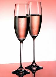 rosé champagne copas